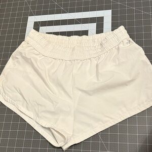 DSG White Women's Elastic Waist Shorts